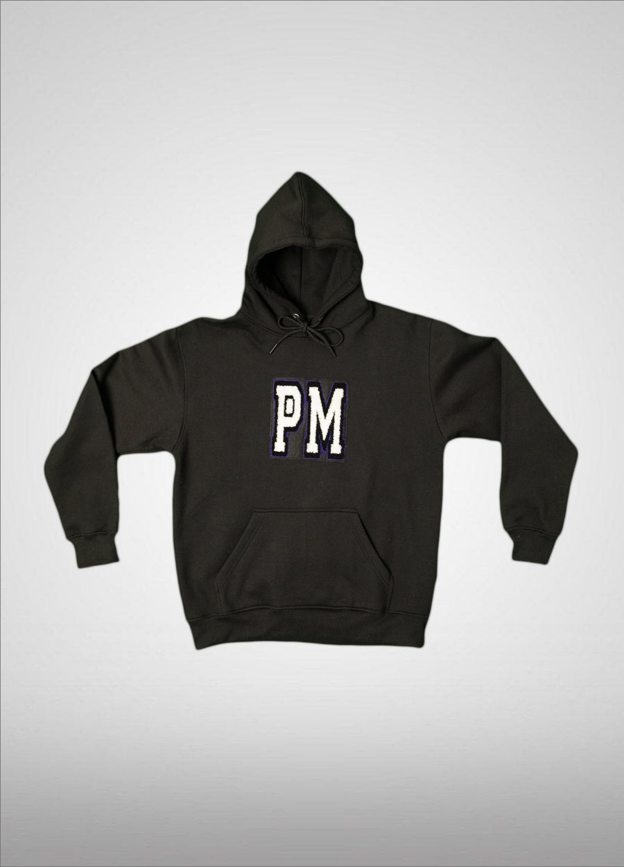 PREMIUM HOODIE - BLACK/PURPLE