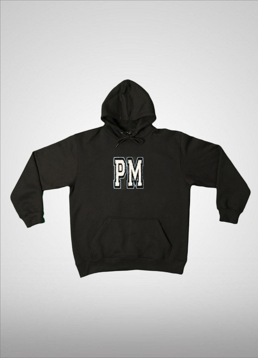 PREMIUM HOODIE - BLACK/BLUE