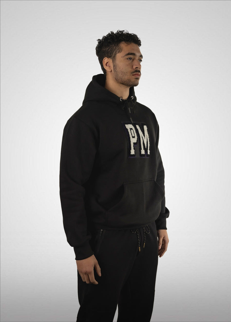 PREMIUM HOODIE - BLACK/PURPLE