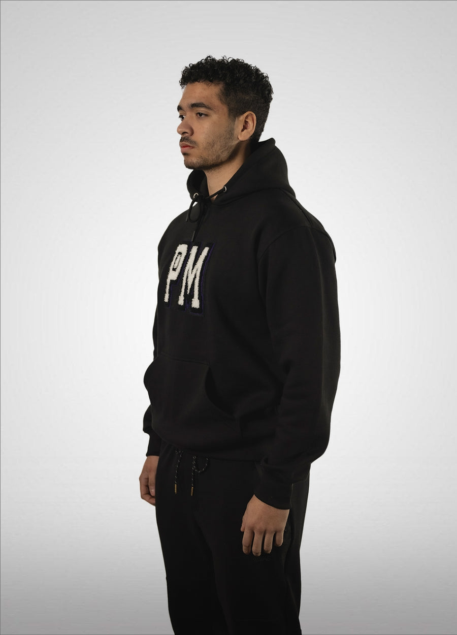 PREMIUM HOODIE - BLACK/PURPLE