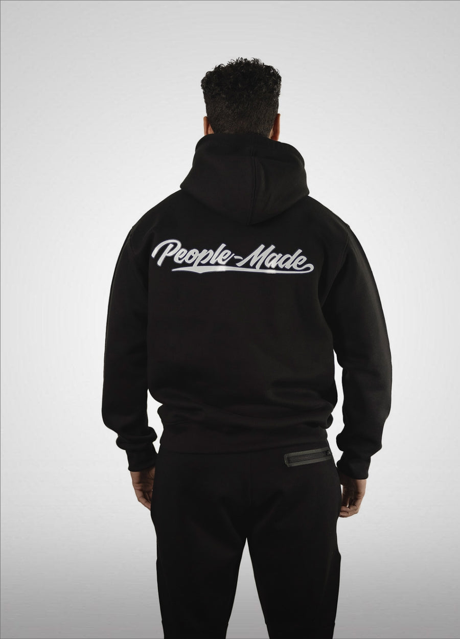 PREMIUM HOODIE - BLACK/PURPLE