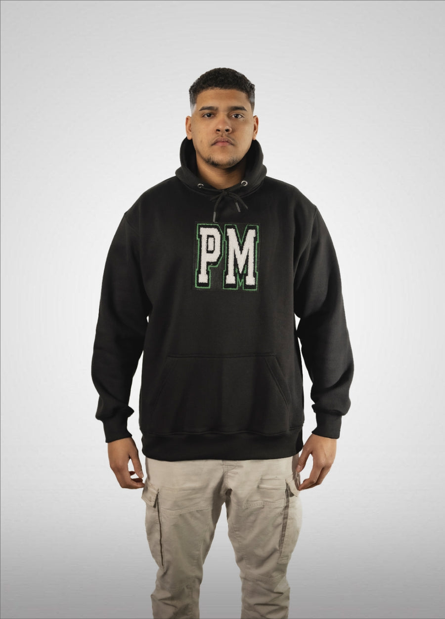 PREMIUM HOODIE - BLACK/GREEN