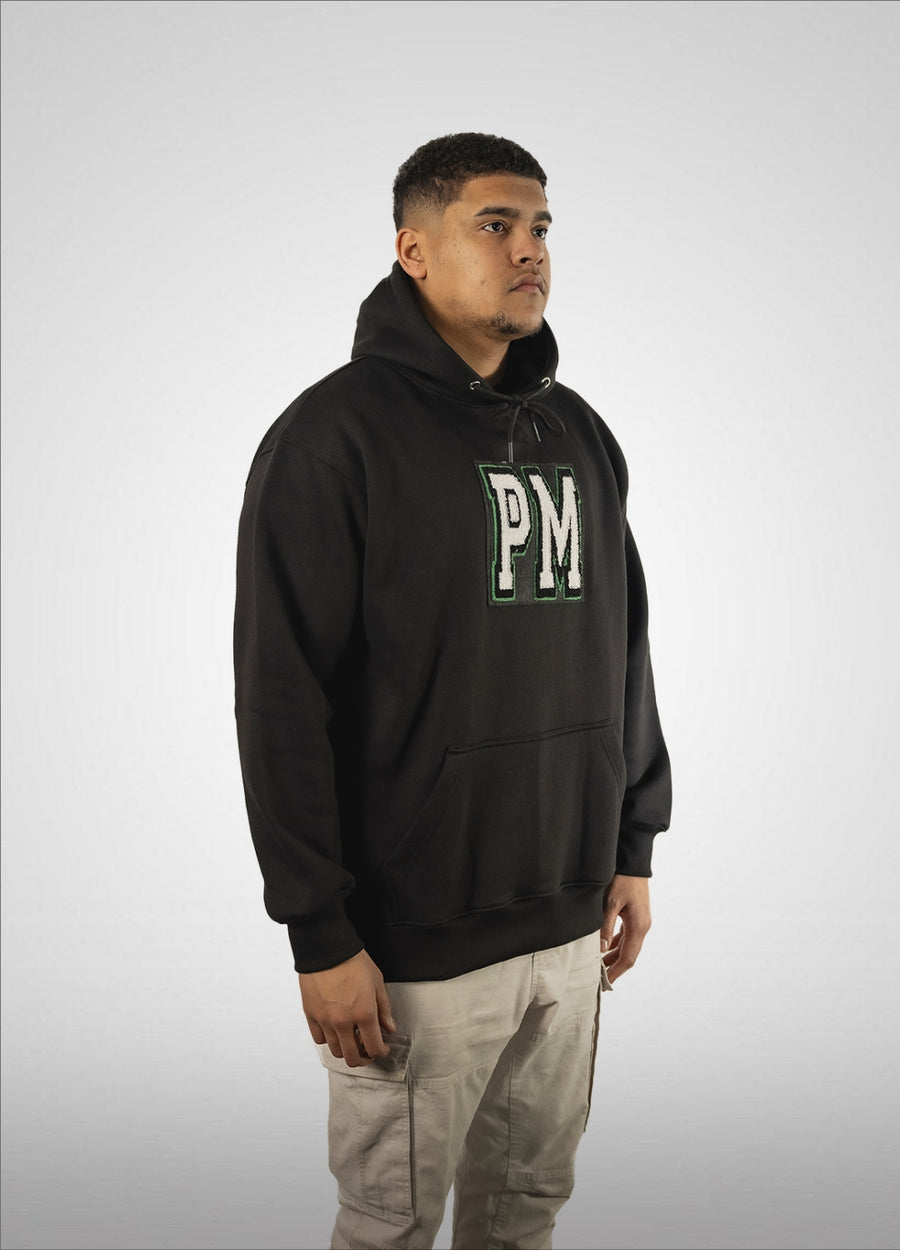 PREMIUM HOODIE - BLACK/GREEN