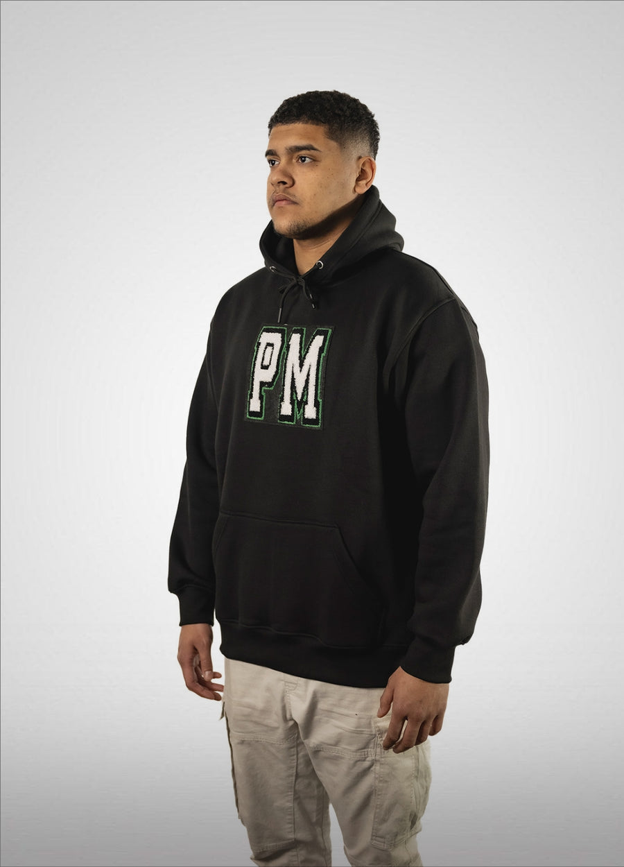 PREMIUM HOODIE - BLACK/GREEN