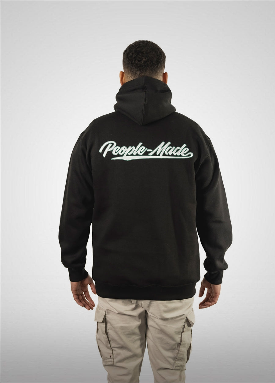 PREMIUM HOODIE - BLACK/GREEN