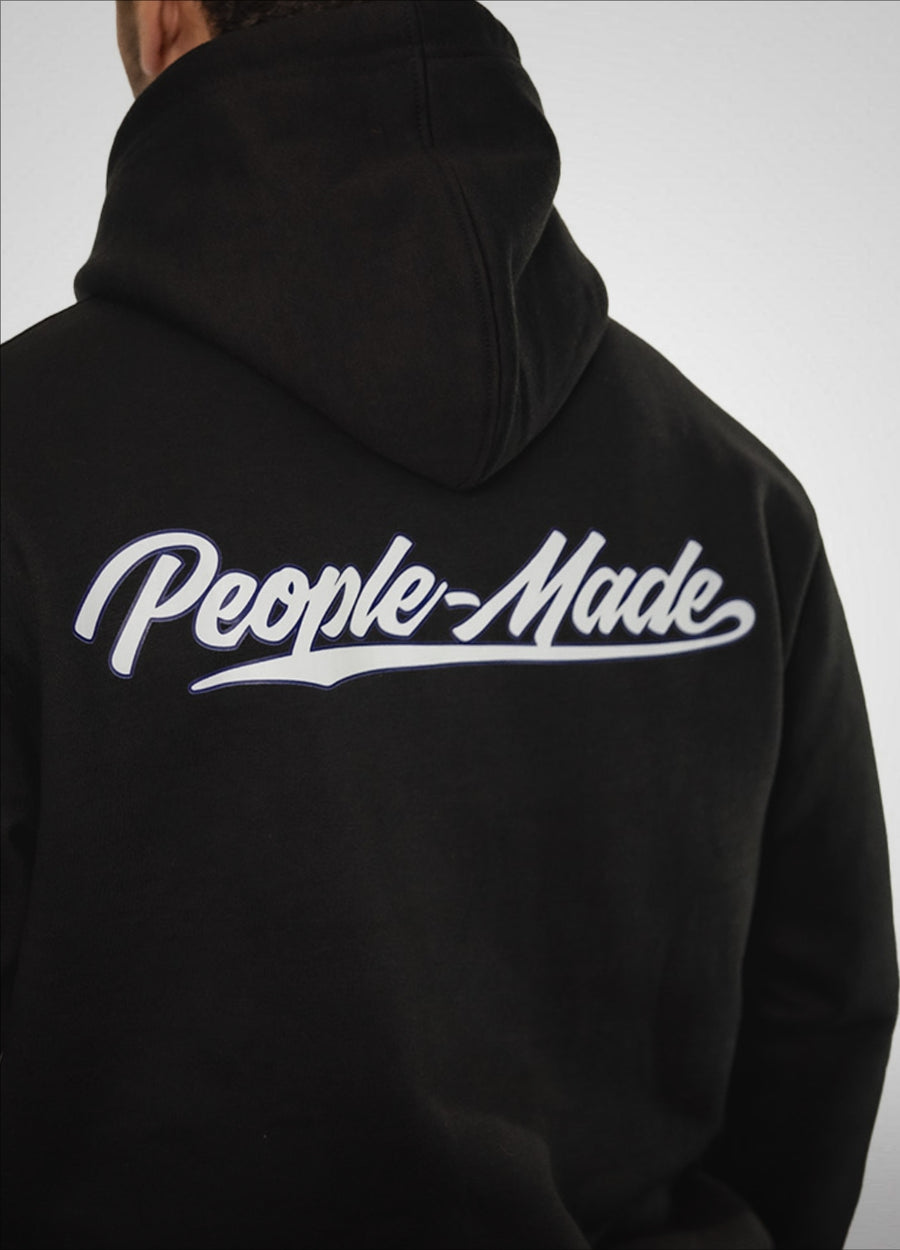 PREMIUM HOODIE - BLACK/PURPLE