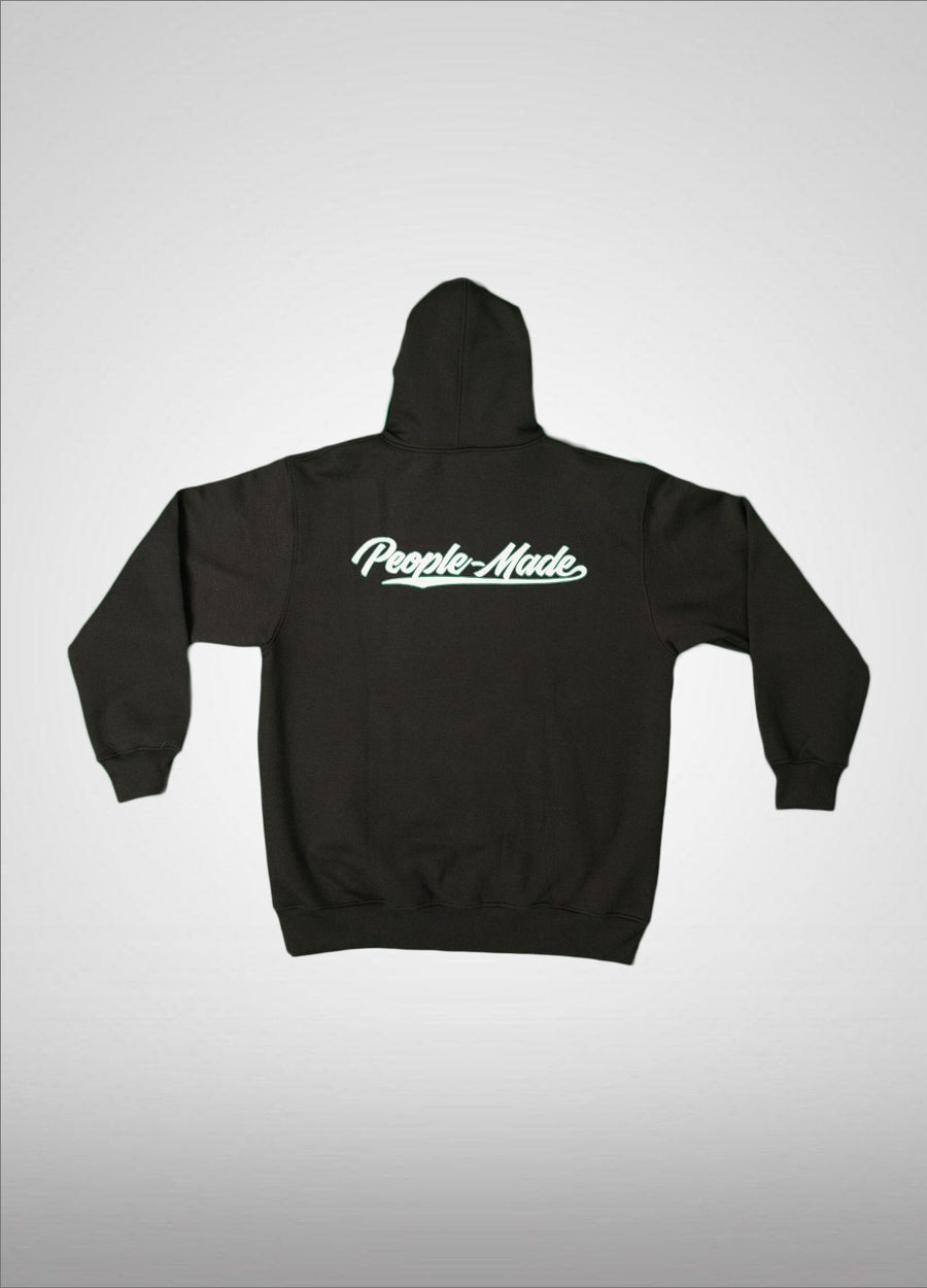 PREMIUM HOODIE - BLACK/GREEN