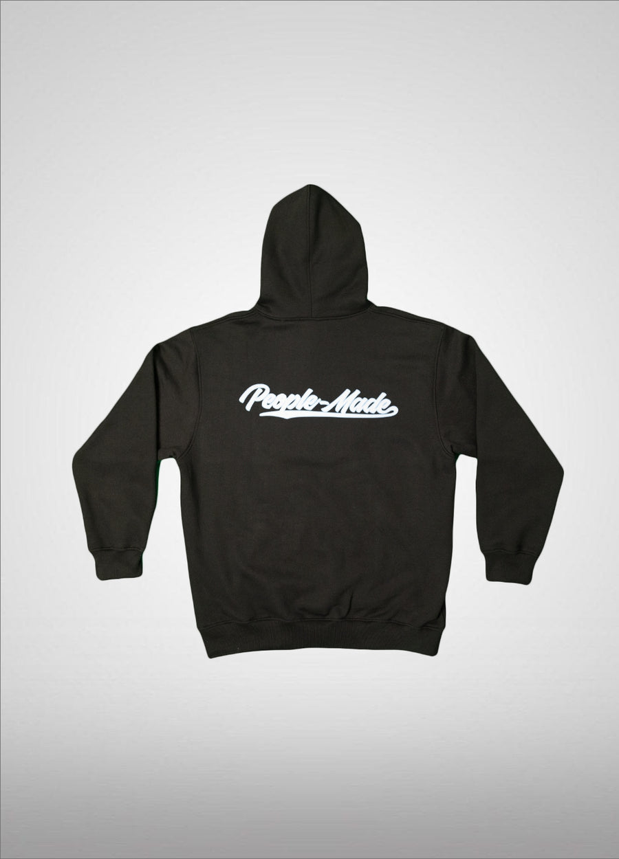 PREMIUM HOODIE - BLACK/BLUE